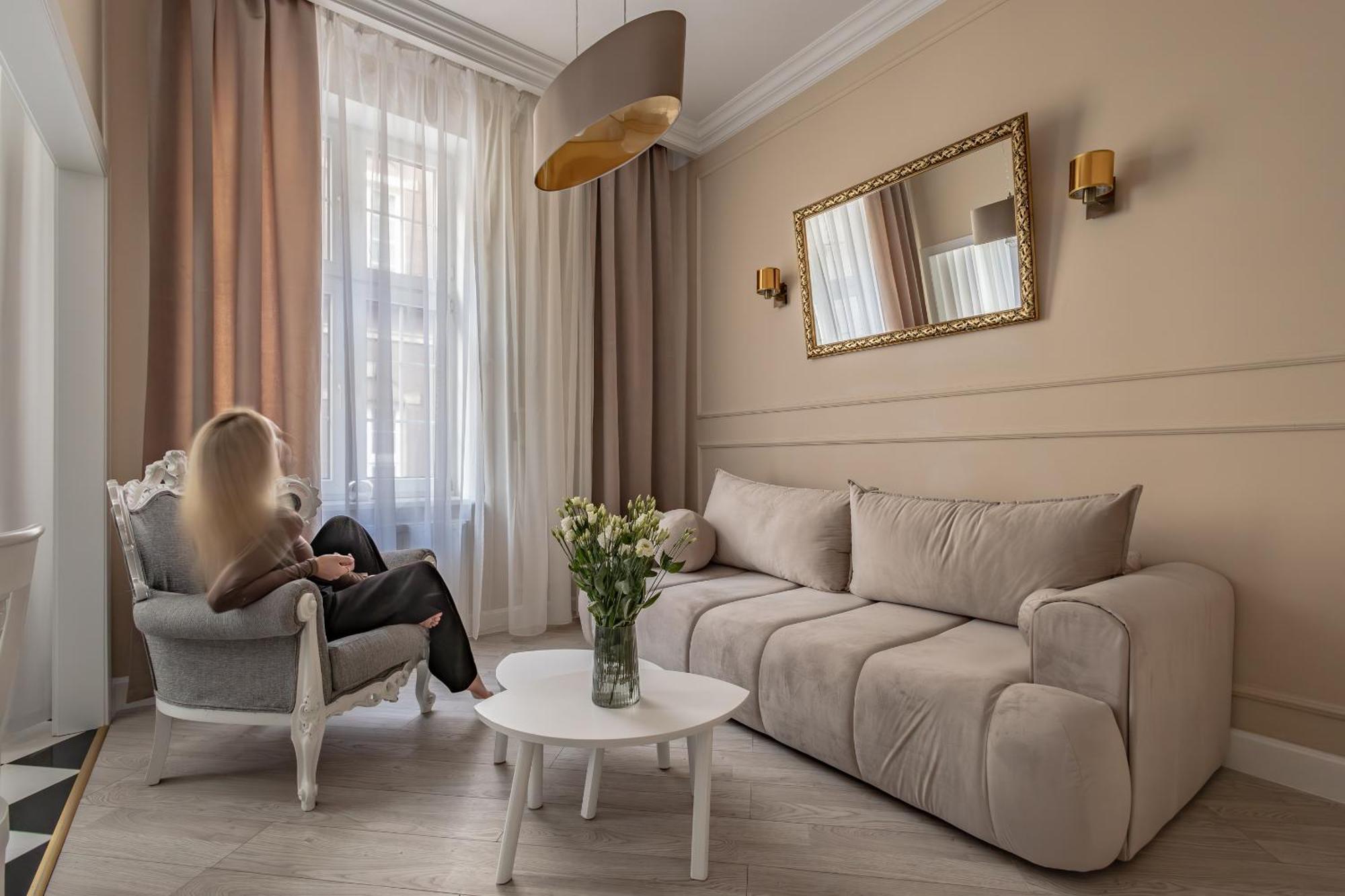 Glow Apartments - Apartment Dubaj Glamour, Ulica Dluga Old Town 格但斯克 外观 照片