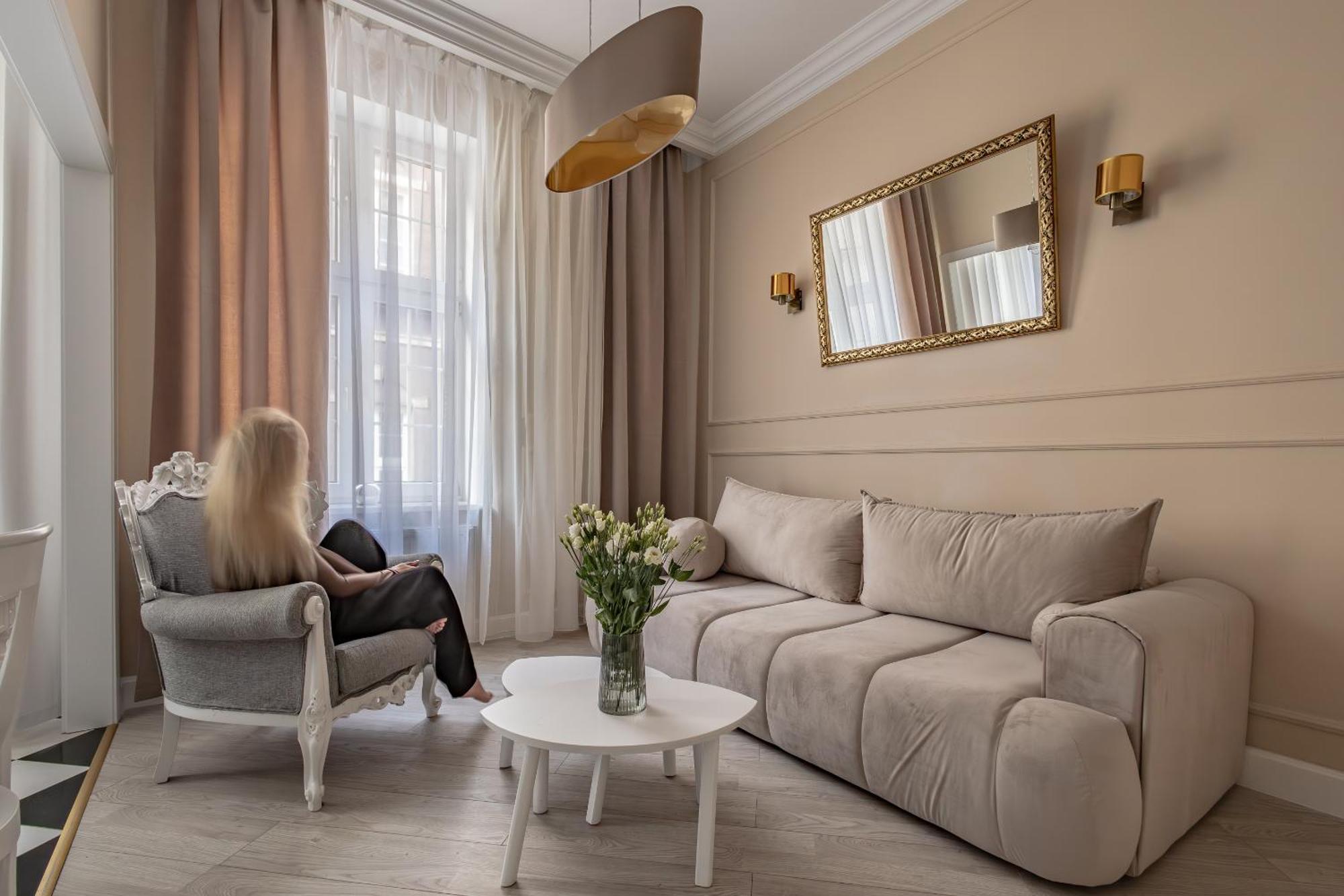 Glow Apartments - Apartment Dubaj Glamour, Ulica Dluga Old Town 格但斯克 外观 照片