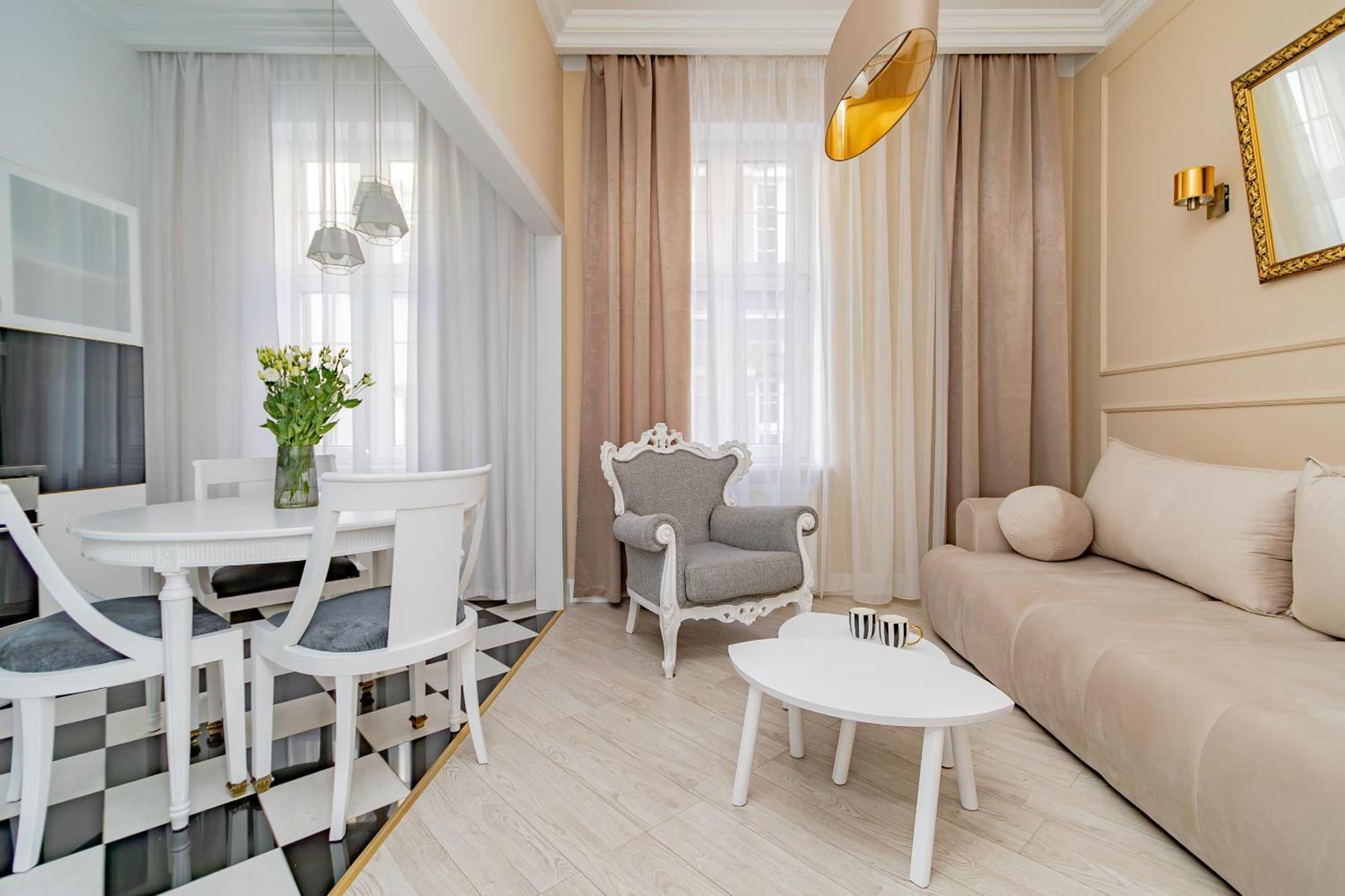 Glow Apartments - Apartment Dubaj Glamour, Ulica Dluga Old Town 格但斯克 外观 照片